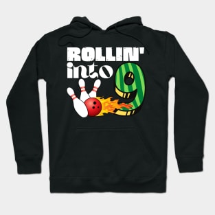 Rollin Into 9 Year Old Birthday Gift Hoodie